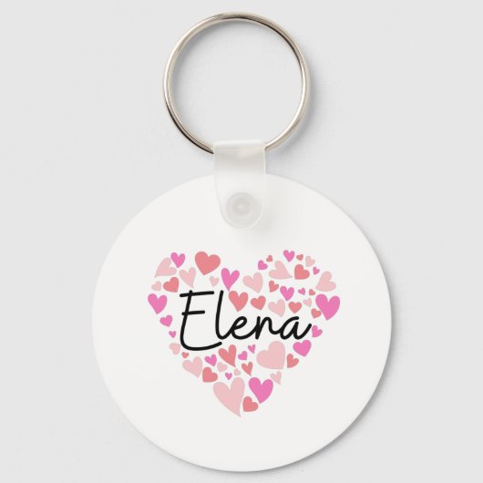 I Liebe Elena Schlüsselanhänger (Vorderseite)