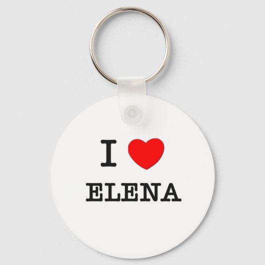 I Liebe Elena Schlüsselanhänger (Vorderseite)
