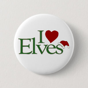 I Liebe-Elfe Button