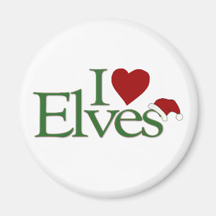 I Liebe-Elfe Magnet