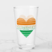 I Liebe Elfenbeinküste, Côte d'Ivoire Glas (Rückseite)