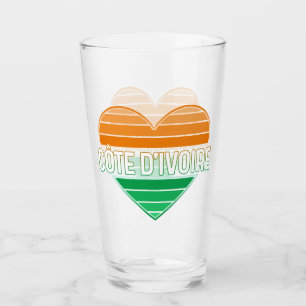 I Liebe Elfenbeinküste, Côte d'Ivoire Glas