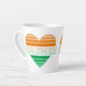 I Liebe Elfenbeinküste, Côte d'Ivoire Milchtasse (Linke Ecke)