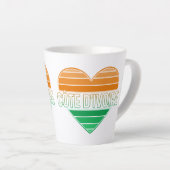 I Liebe Elfenbeinküste, Côte d'Ivoire Milchtasse (Rechte Ecke)