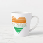 I Liebe Elfenbeinküste, Côte d'Ivoire Milchtasse (Rechts)