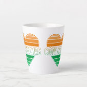 I Liebe Elfenbeinküste, Côte d'Ivoire Milchtasse (Vorderseite)