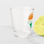 I Liebe Elfenbeinküste, Côte d'Ivoire Schnapsglas (Links)