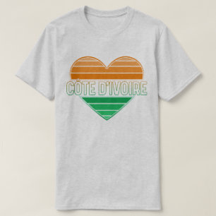 I Liebe Elfenbeinküste, Côte d'Ivoire T-Shirt