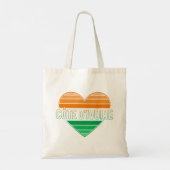 I Liebe Elfenbeinküste, Côte d'Ivoire Tragetasche (Rückseite)