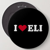 I LIEBE ELI BUTTON (Vorne & Hinten)