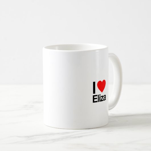 i Liebe eliza Kaffeetasse (VorderseiteRechts)