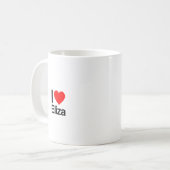 i Liebe eliza Kaffeetasse (Vorderseite Links)