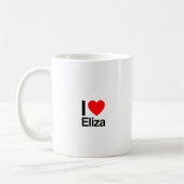 i Liebe eliza Kaffeetasse (Links)