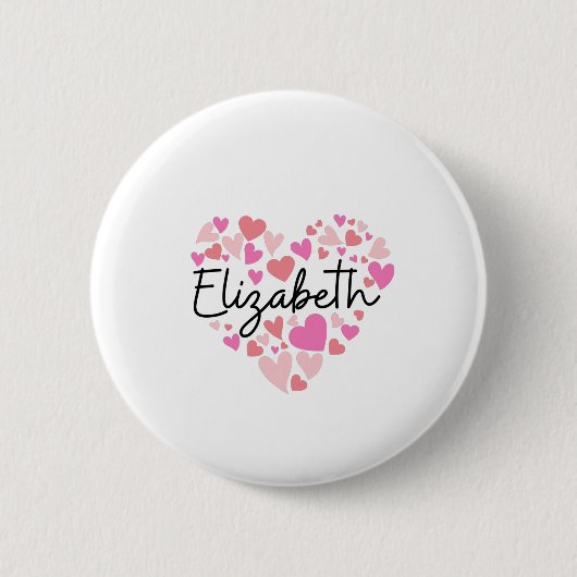 I Liebe Elizabeth Button (Vorderseite)