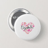 I Liebe Elizabeth Button (Vorne & Hinten)