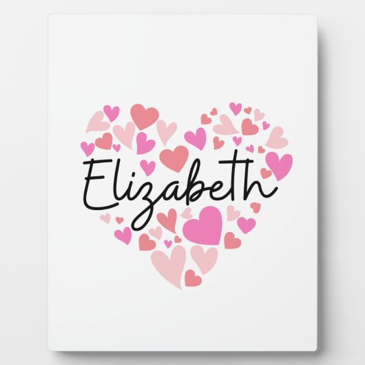 I Liebe Elizabeth Fotoplatte (Vorderseite)