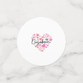I Liebe Elizabeth Konfetti (Klein Vorderseite)