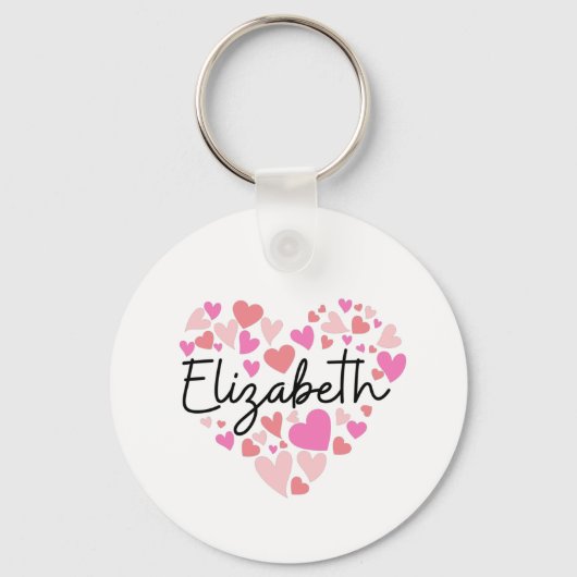 I Liebe Elizabeth Schlüsselanhänger (Vorderseite)