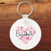 I Liebe Elizabeth Schlüsselanhänger (Vorderseite)