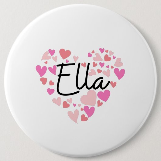 I Liebe Ella Button (Vorderseite)