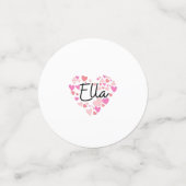 I Liebe Ella Konfetti (Klein Vorderseite)