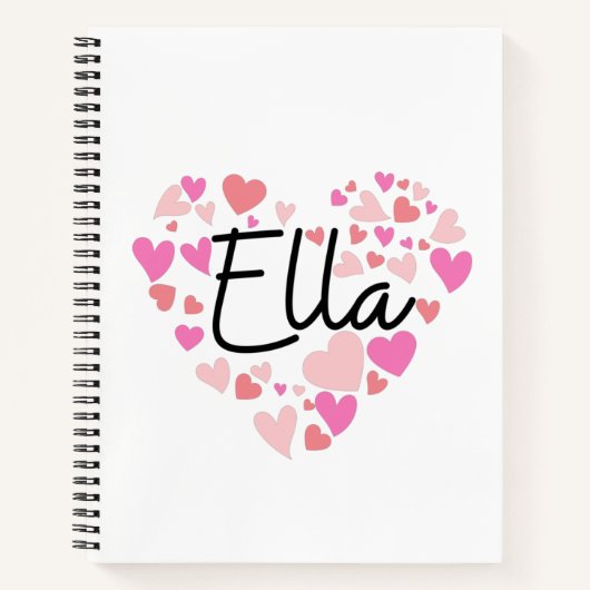 I Liebe Ella Notizblock (Vorderseite)