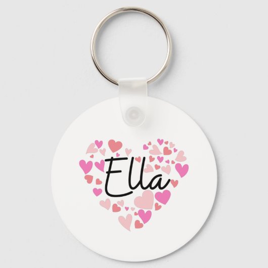 I Liebe Ella Schlüsselanhänger (Vorderseite)
