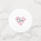 I Liebe Ellie Konfetti (Klein Vorderseite)