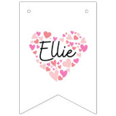 I Liebe Ellie Wimpelkette (Dritte Fahne)