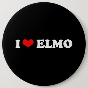 I LIEBE ELMO BUTTON