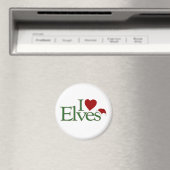 I Liebe Elves Magnet (In Situ (Geschirrspüler))