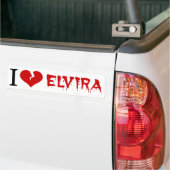 I Liebe Elvira Broken Heart Autoaufkleber (Auf Lkw)