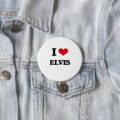 I Liebe Elvis Button (Beispiel)