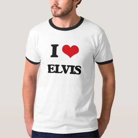 I Liebe Elvis T-Shirt (Vorderseite)