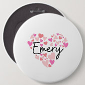 I Liebe Emery Button (Vorne & Hinten)