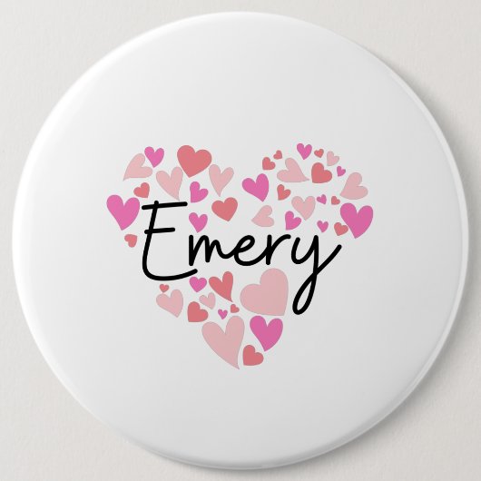 I Liebe Emery Button (Vorderseite)