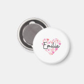 I Liebe Emilia Magnet (Vorderseite/Rückseite)