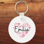 I Liebe Emilia Schlüsselanhänger (Vorderseite)