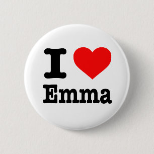 "I LIEBE EMMA" BUTTON