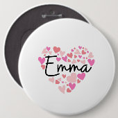 I Liebe Emma Button (Vorne & Hinten)