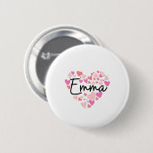 I Liebe Emma Button (Vorne & Hinten)