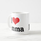 I Liebe Emma Kaffeetasse (Vorderseite Links)
