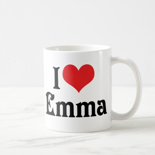 I Liebe Emma Kaffeetasse (Rechts)