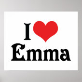 I Liebe Emma Poster (Vorne)