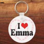 I Liebe Emma Schlüsselanhänger (Vorderseite)