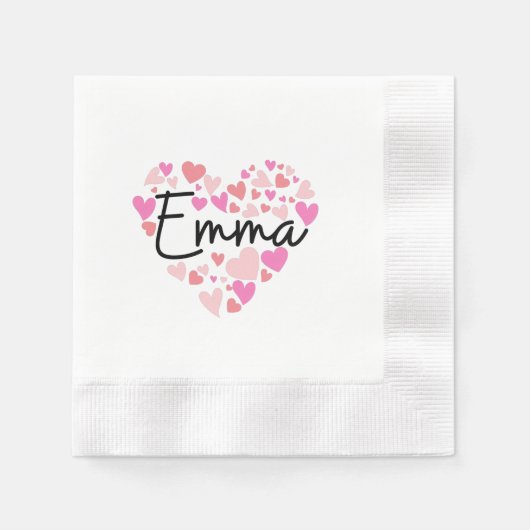 I Liebe Emma Serviette (Vorderseite)