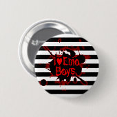 I Liebe Emo Boys Button (Vorne & Hinten)