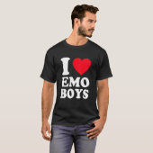 I Liebe Emo Boys T-Shirt (Vorne ganz)