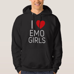 I Liebe Emo Girls I Heart Emo Girls 1 Hoodie