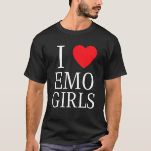I Liebe Emo Girls I Heart Emo Girls 3 T-Shirt